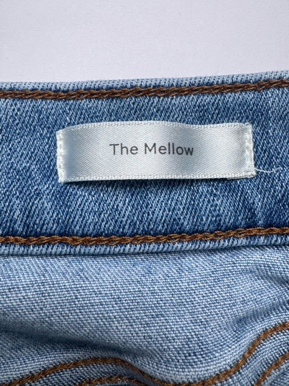 FRAME Mellow Jeans Relaxed Straight Leg Minimalist Denim - Size 28 - Picture 7 of 8